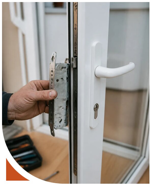 Ремонт замка пластиковой двери в Новосибирске от 2542 р. | Разлок-Нвс